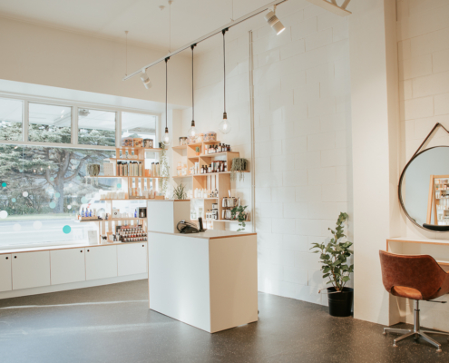 Inside Absolute Hair salon in Waikanae